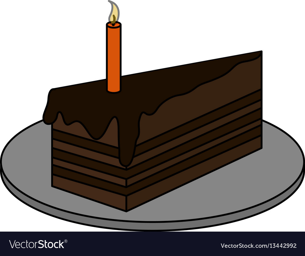 Cake pastry icon image Royalty Free Vector Image