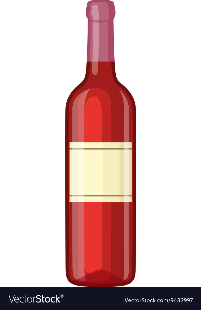 Bottle of wine Royalty Free Vector Image - VectorStock