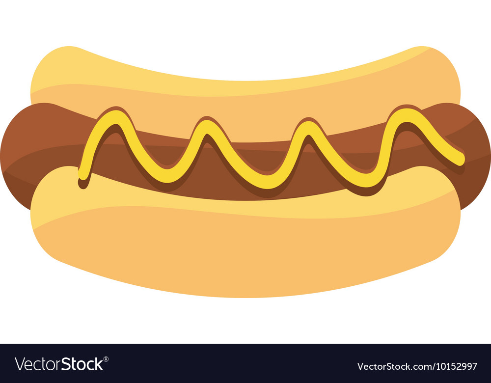 Hot dog food menu american icon graphic