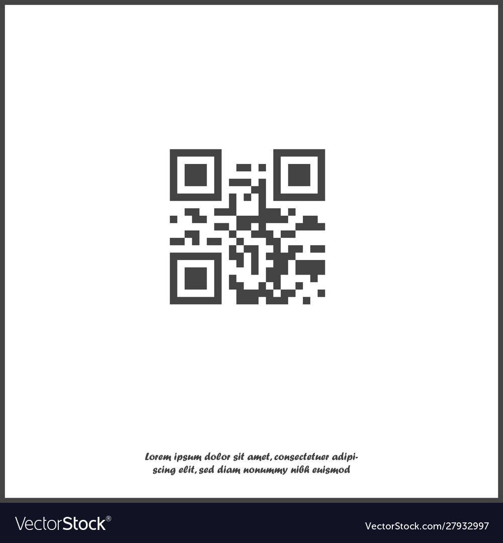 Image is an example a qr code for reading