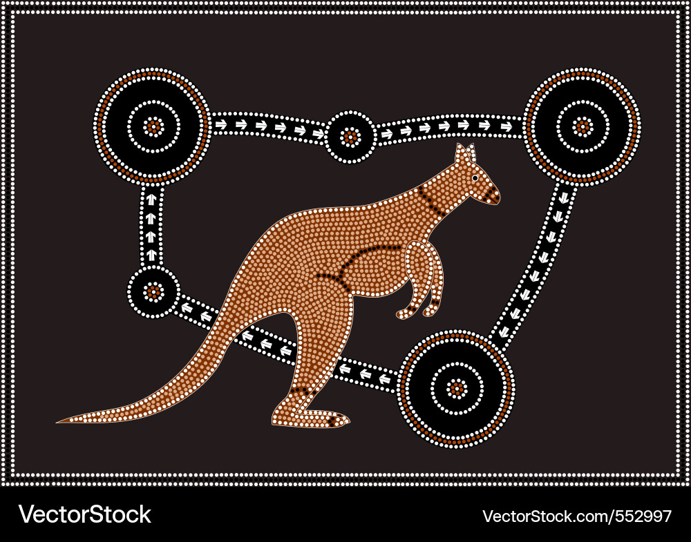 Kangaroo Royalty Free Vector Image - VectorStock