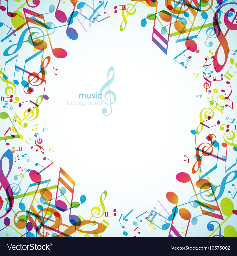 Abstract backgrounds with colorful tunes Vector Image