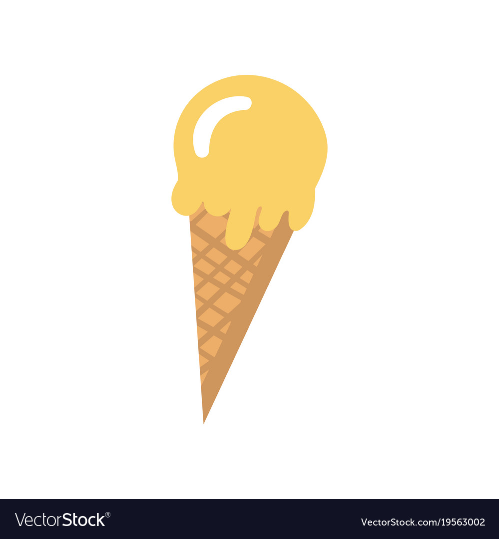 melting ice cream cartoon