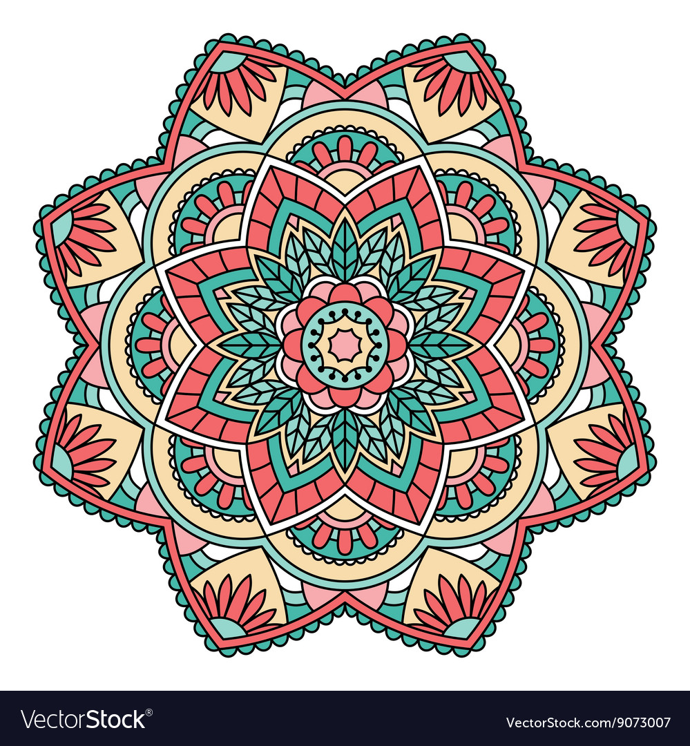 Mandala Ornament rundes Muster