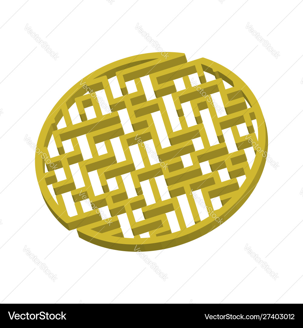 Abstract labyrinth educational game for kids Vector Image