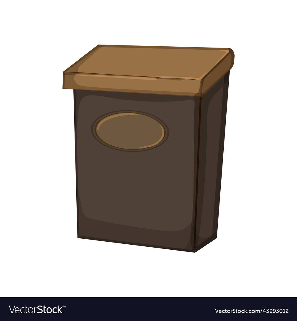 Box mailbox letter cartoon Royalty Free Vector Image