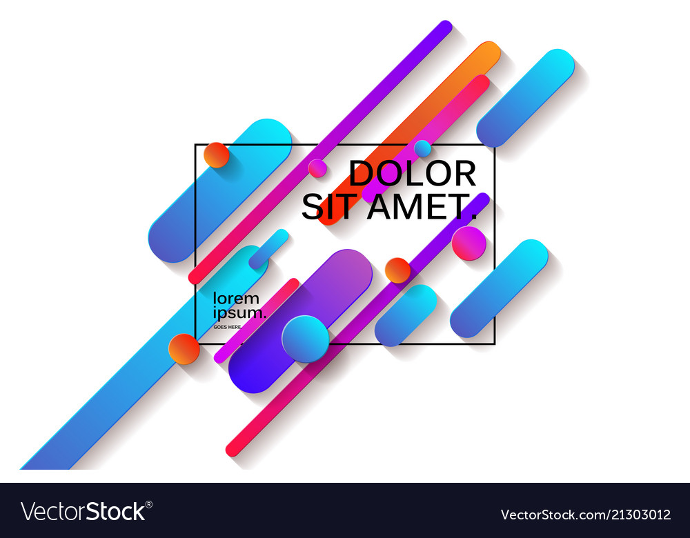 Colorful geometric background