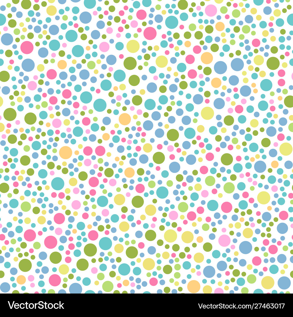 Colorful confetti seamless pattern party Vector Image
