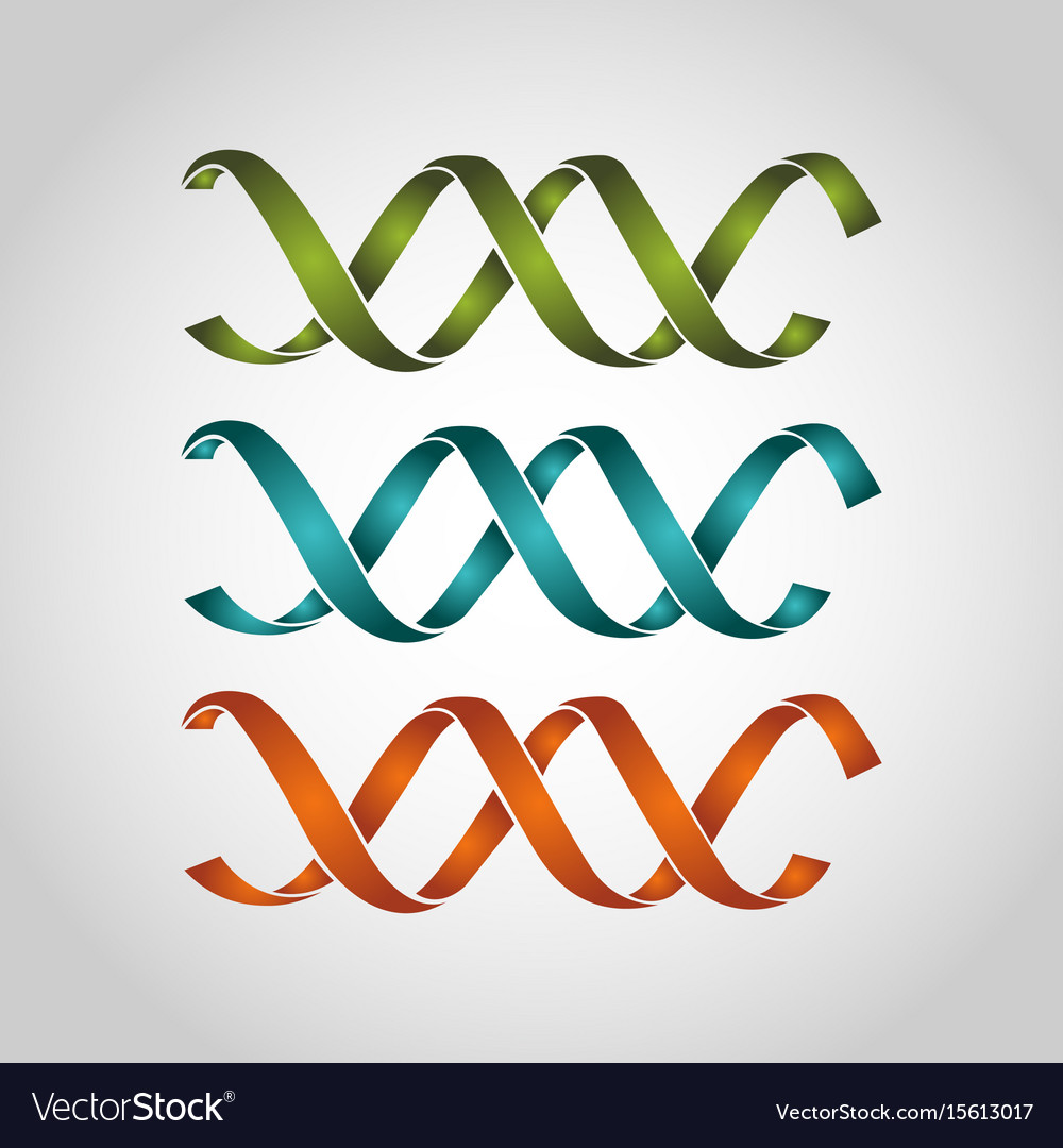 Dna genetic sign icon