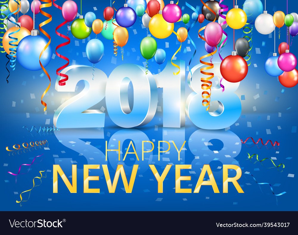 Happy new year Royalty Free Vector Image - VectorStock