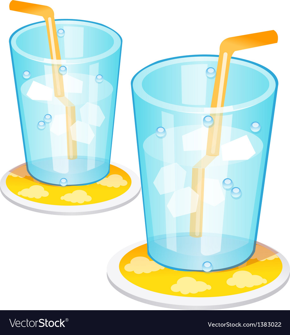 Icon ice drink Royalty Free Vector Image - VectorStock