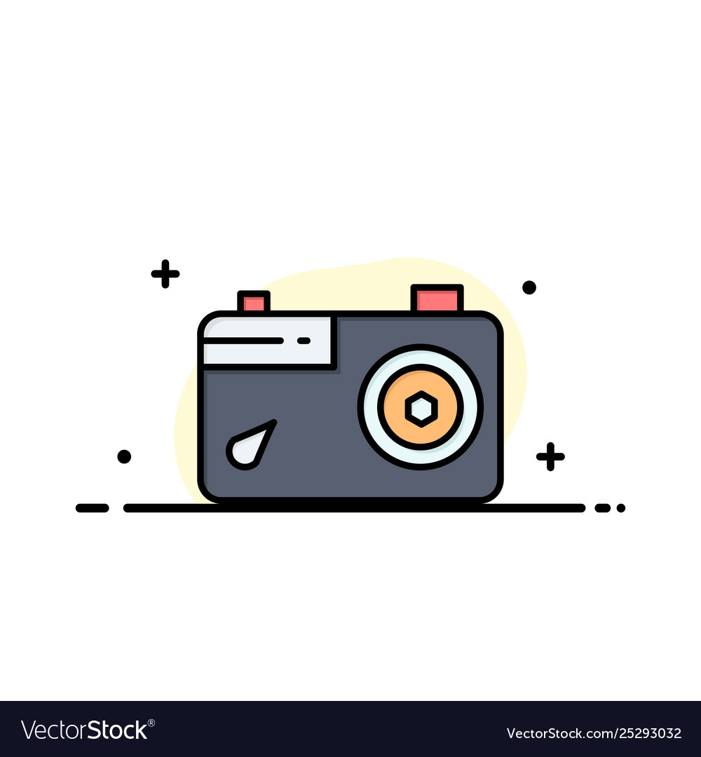 Camera image picture photo business flat line