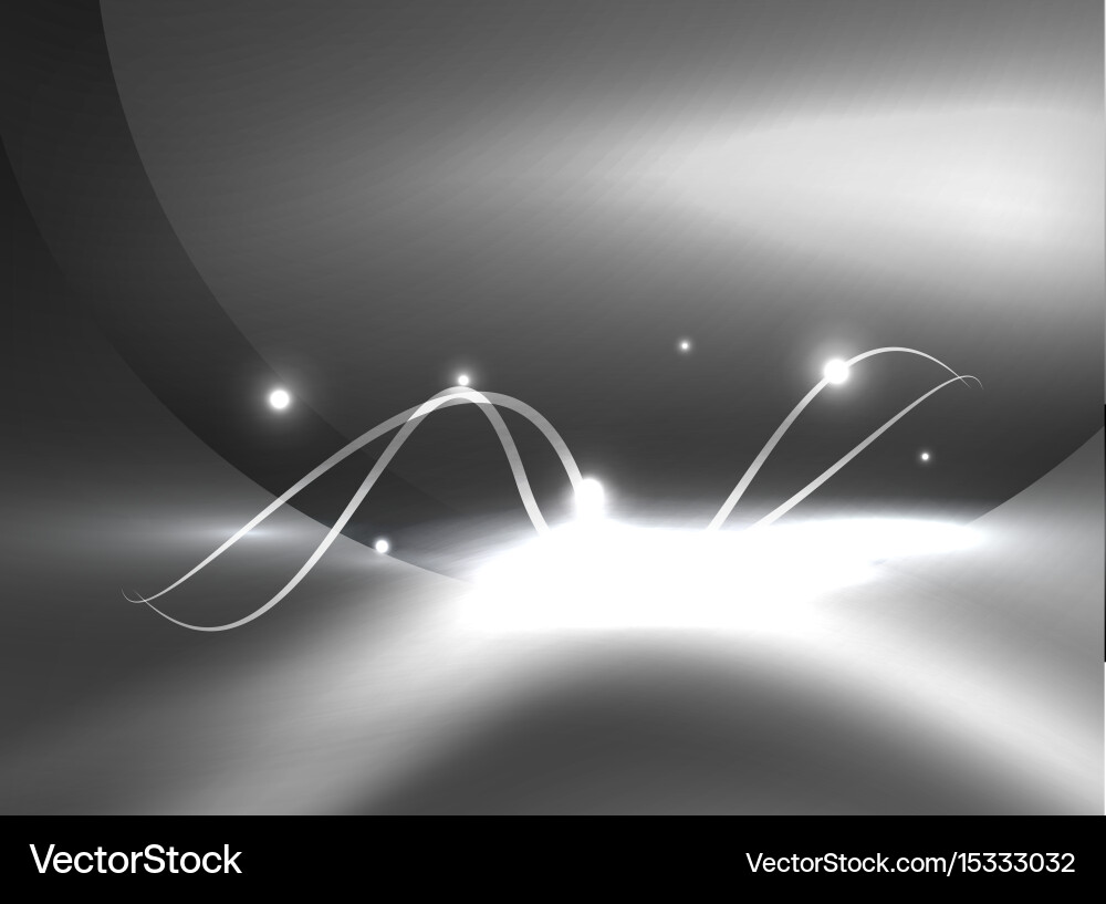 Glowing shiny wave background Royalty Free Vector Image