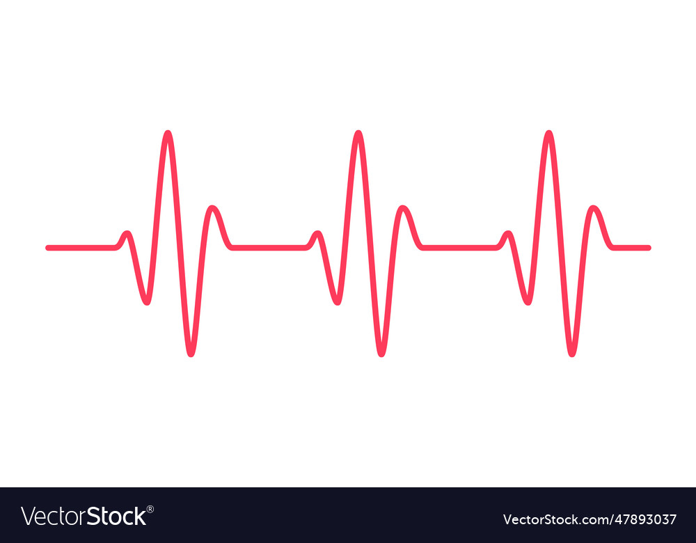 Heart rhythm graph checking your heartbeat