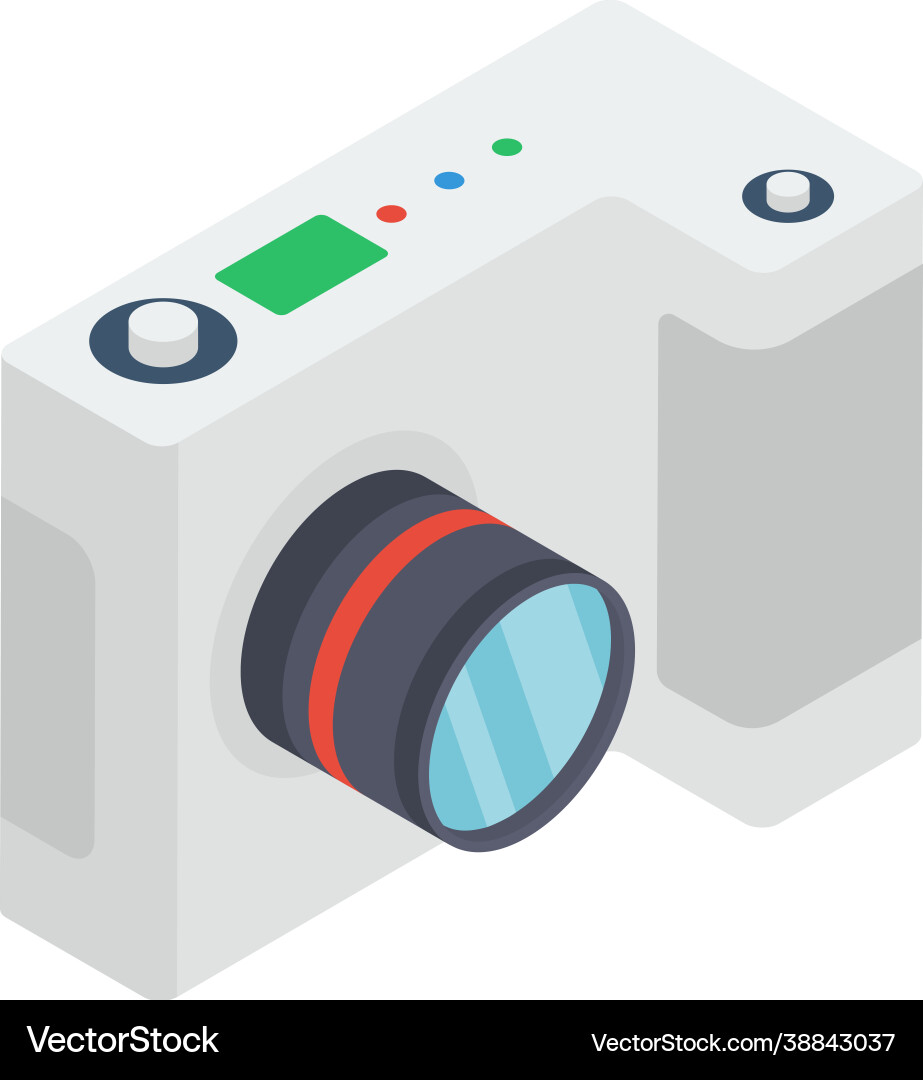 Photographic camera Royalty Free Vector Image - VectorStock