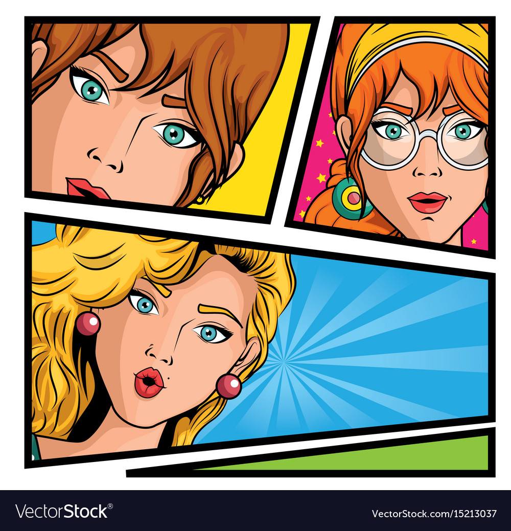 Pop Art Comic Strip Icon Royalty Free Vector Image 5881