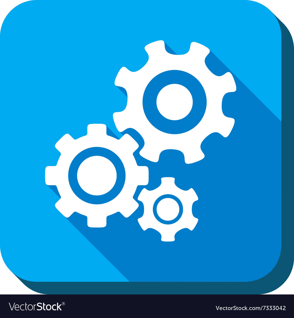 Mechanism flat icon Royalty Free Vector Image - VectorStock