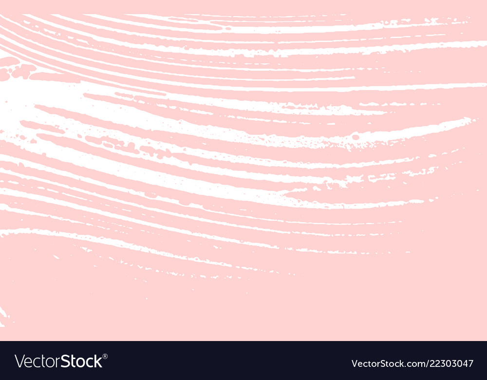 Grunge texture distress pink rough trace Vector Image