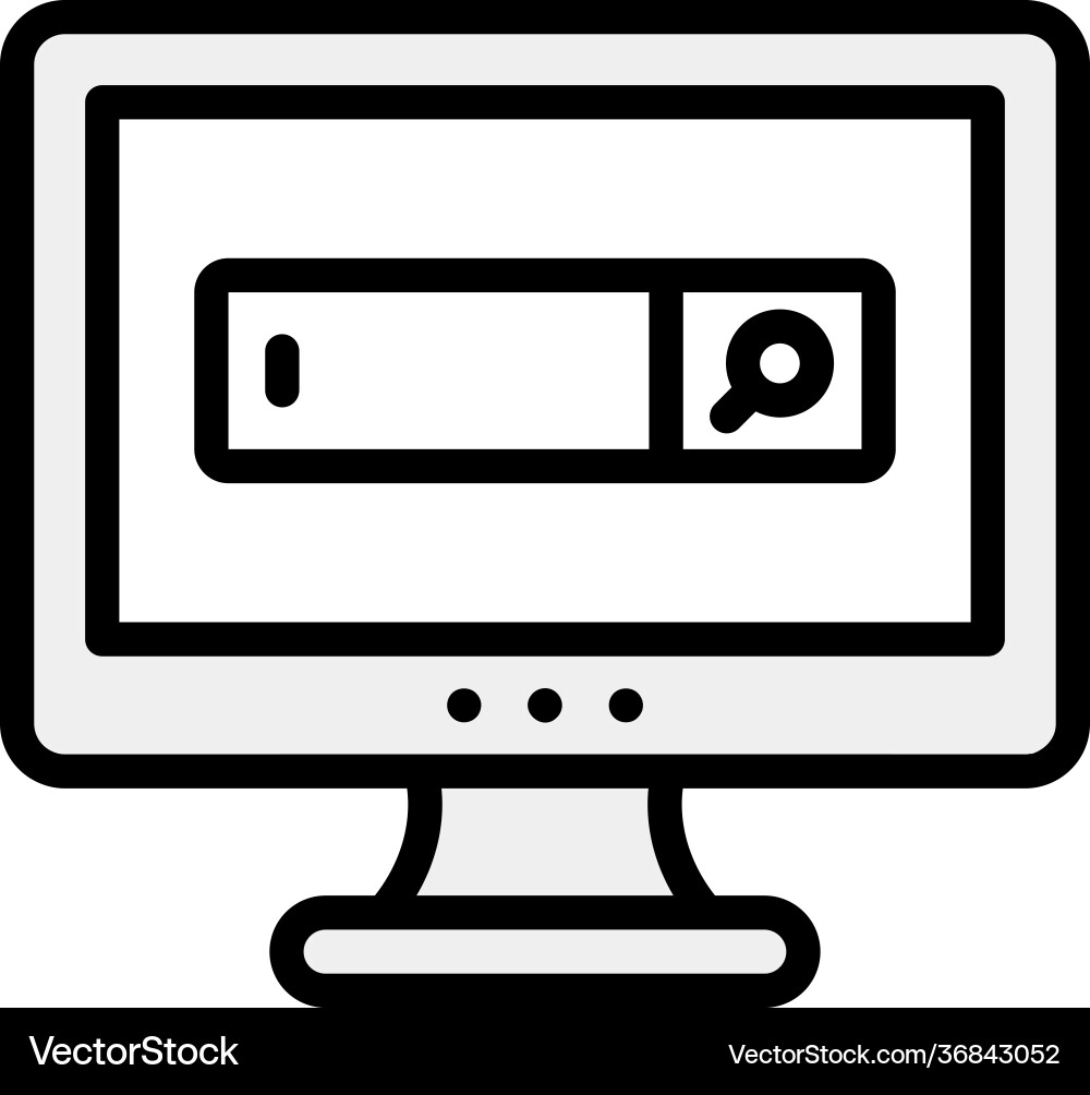 Search bar Royalty Free Vector Image - VectorStock