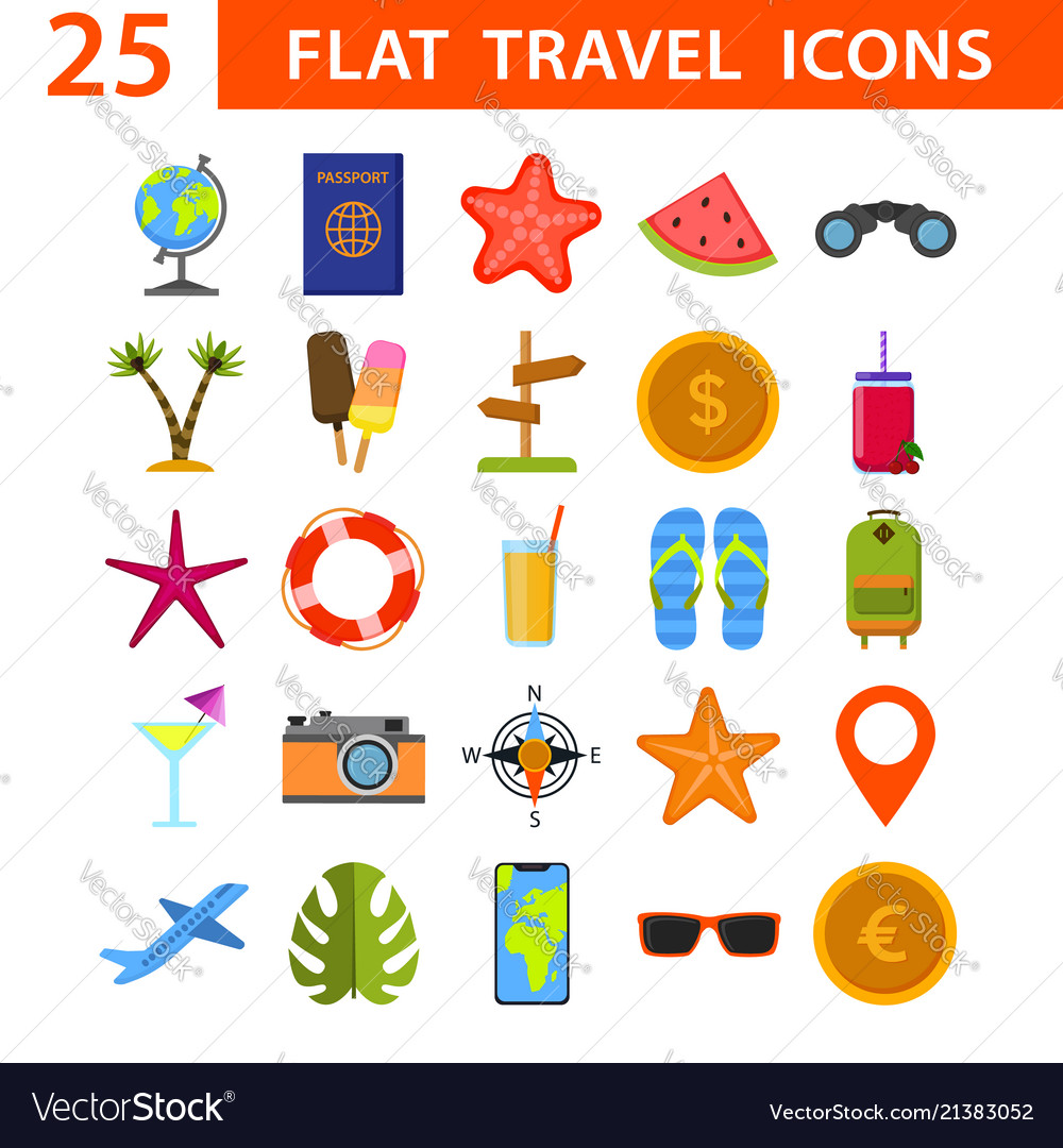 NEW VACATION World Travel Postcards Camera Map Tickets Suitcase ATD Stickers