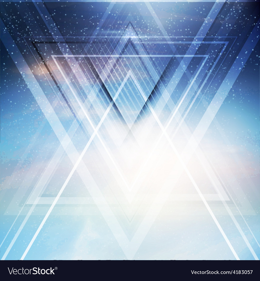 Abstract triangle future background Royalty Free Vector