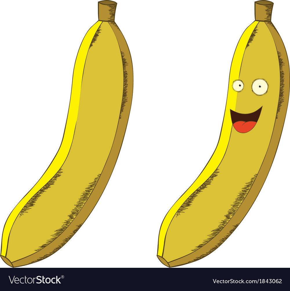 Cartoon banana