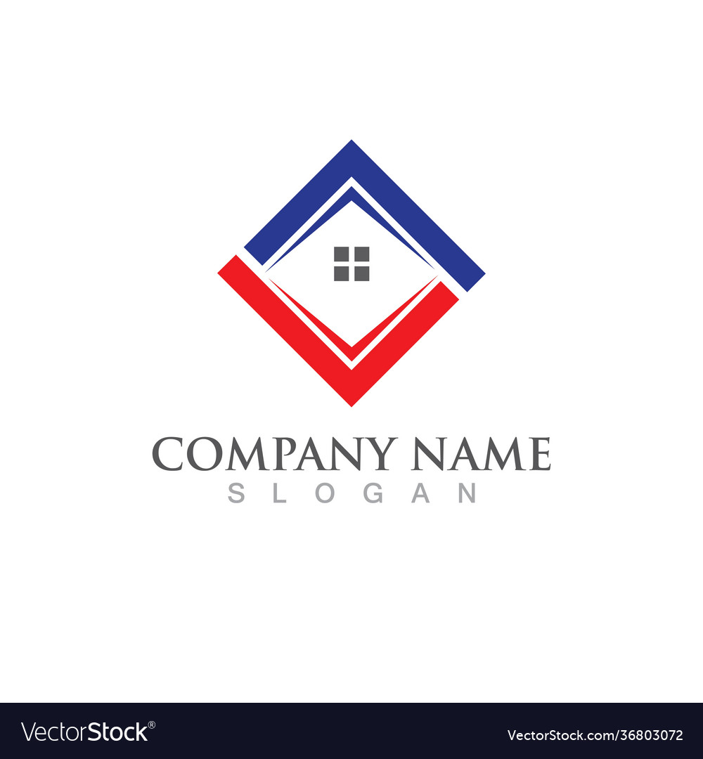 Building home property and construction logo Vector Image