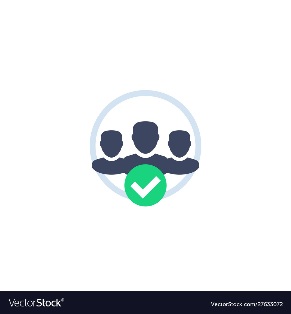 Membership icon on white