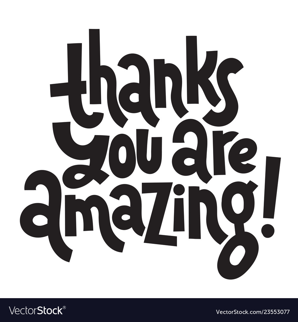 Thank you quotes and stickers Royalty Free Vector Image