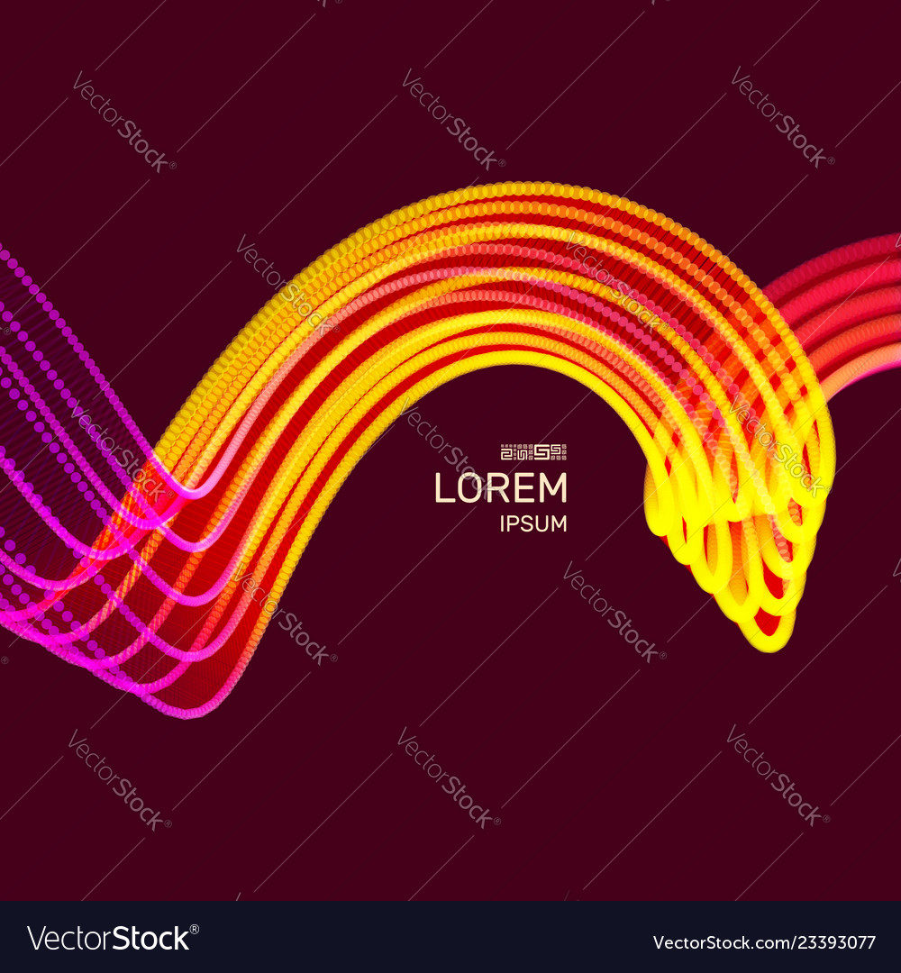 Wavy background with motion effect 3d technology