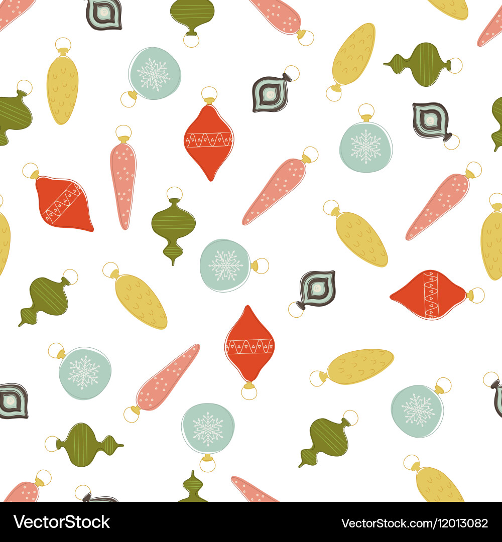 Christmas seamless pattern Royalty Free Vector Image