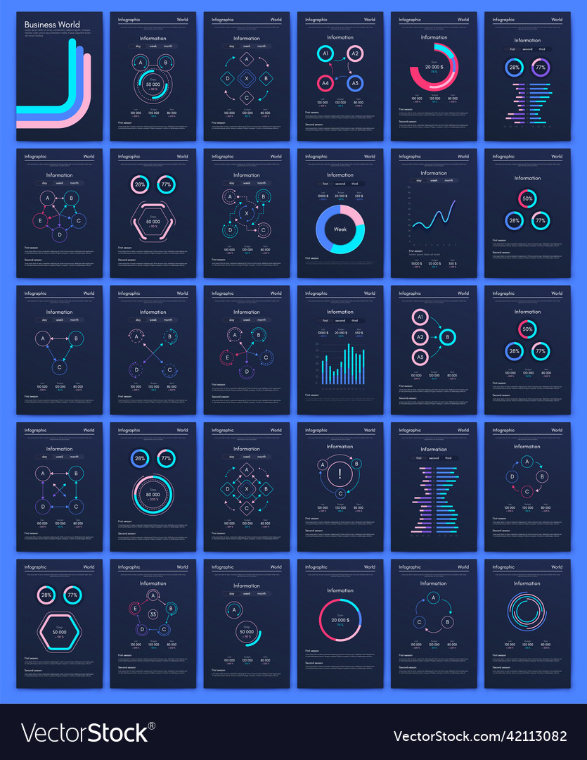 Graphics infographics with mobile phone template Vector Image