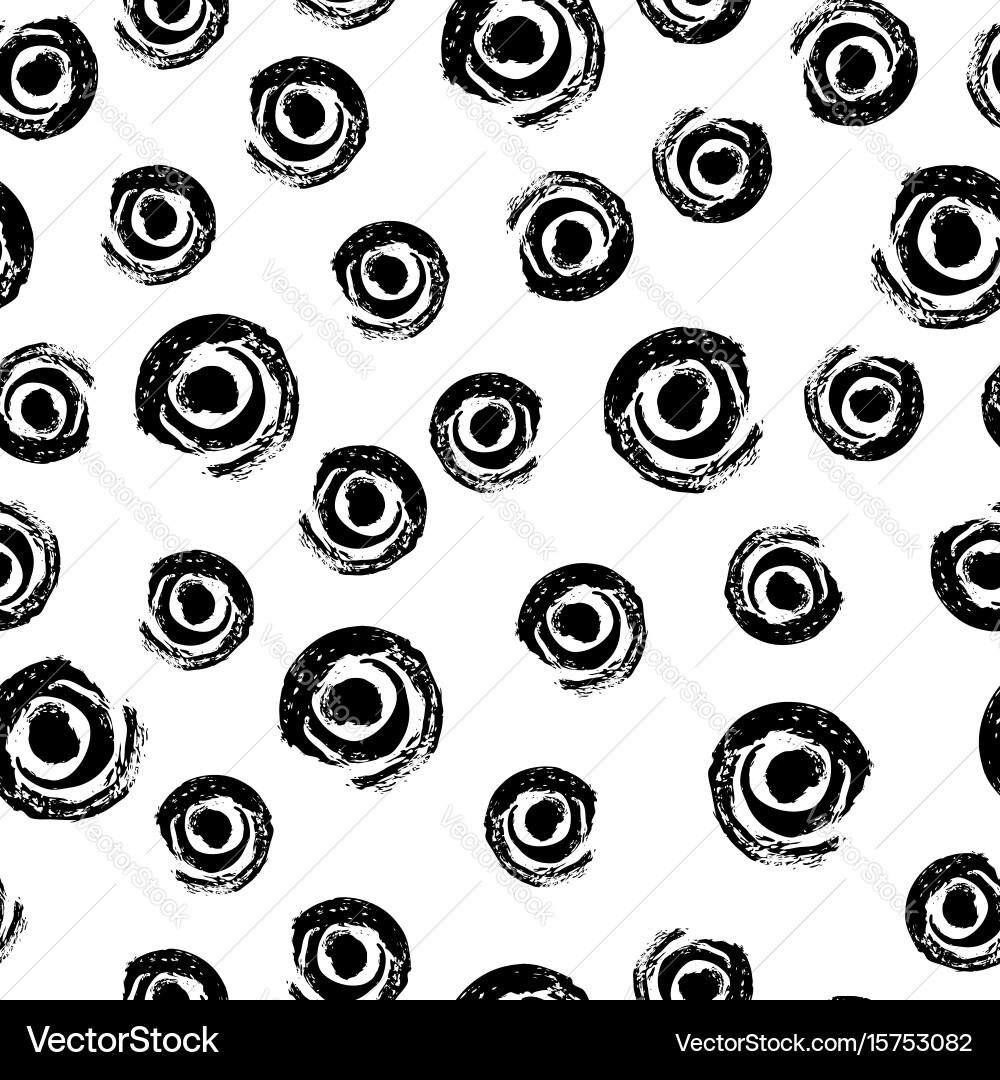 Seamless pattern grunge hand draw Royalty Free Vector Image