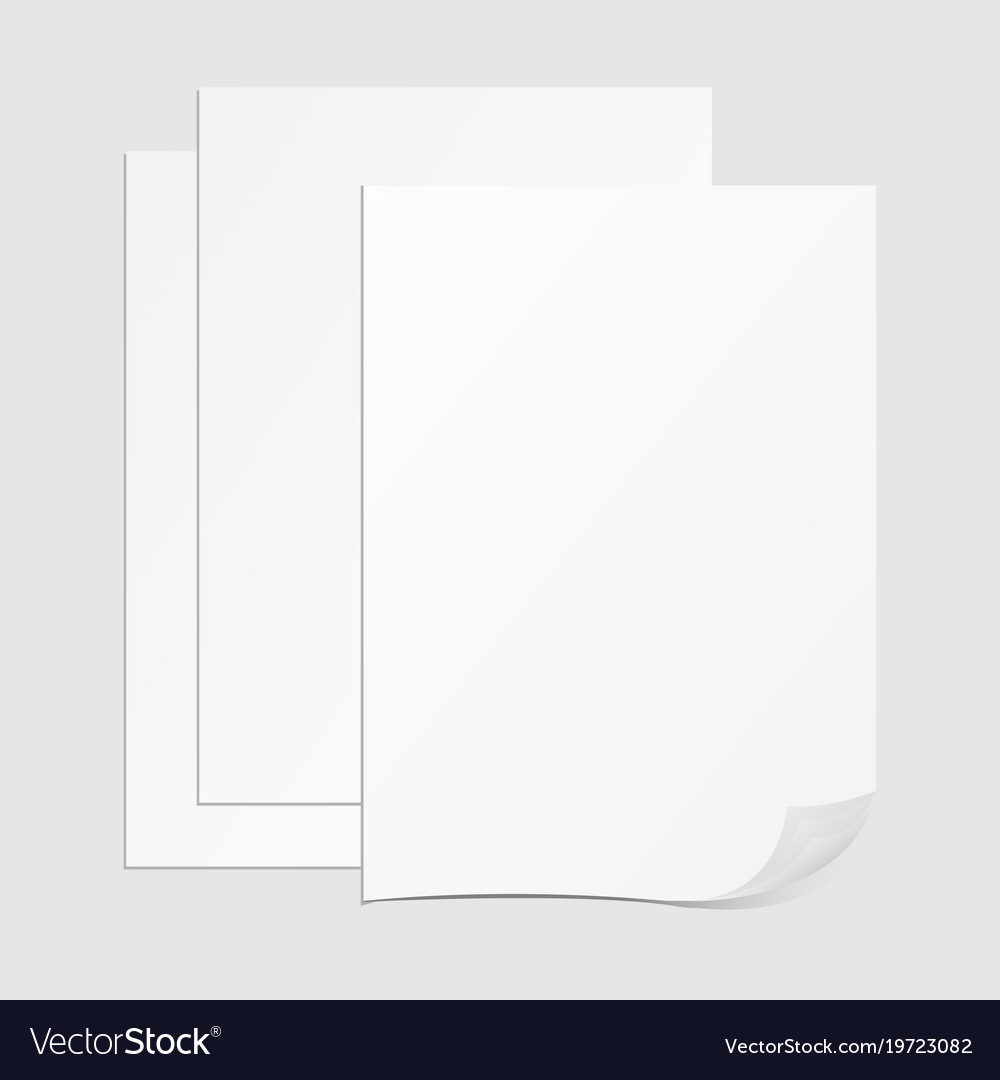 Stack of papers grouped and layered Royalty Free Vector