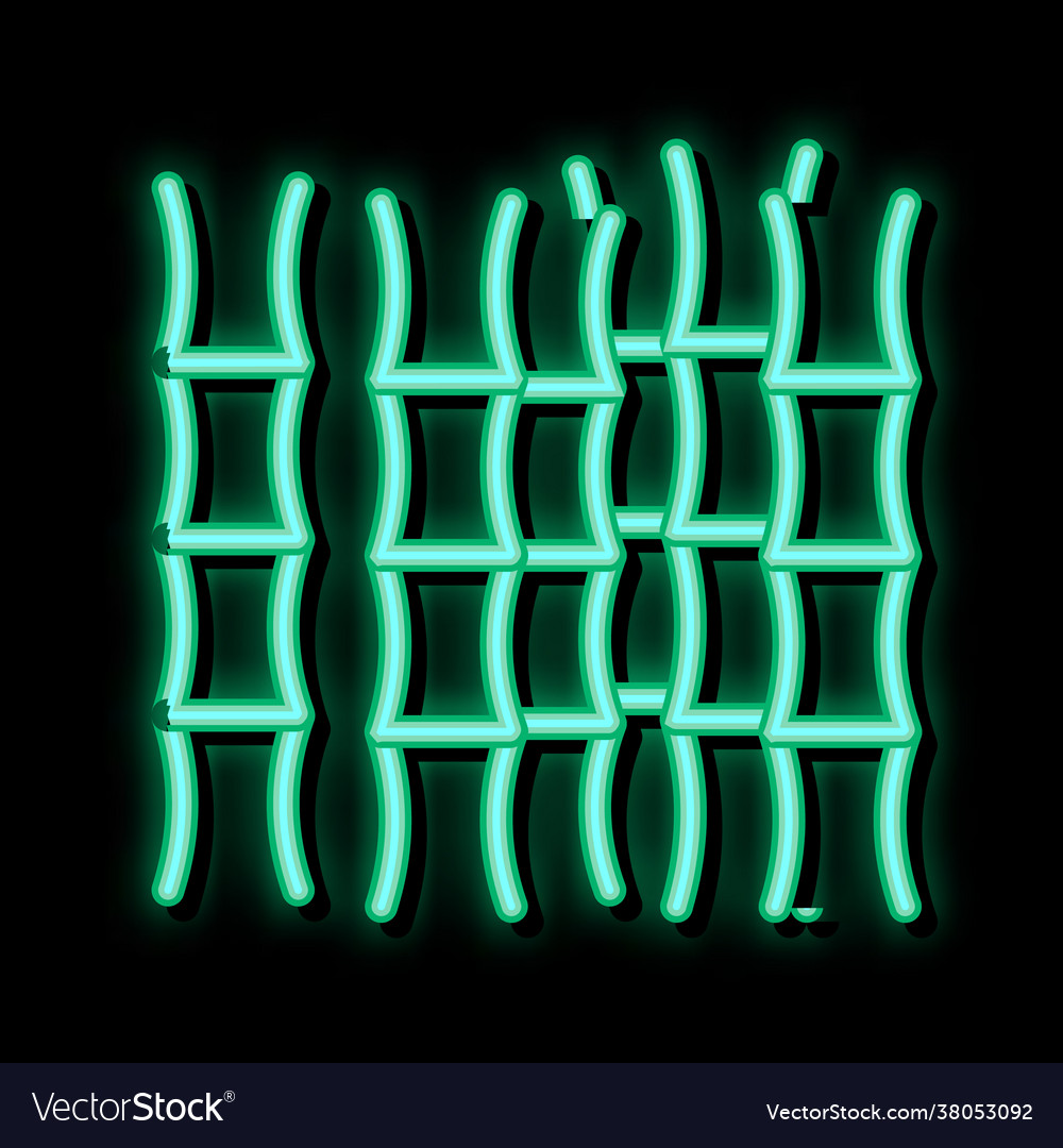 Cane harvest neon glow icon