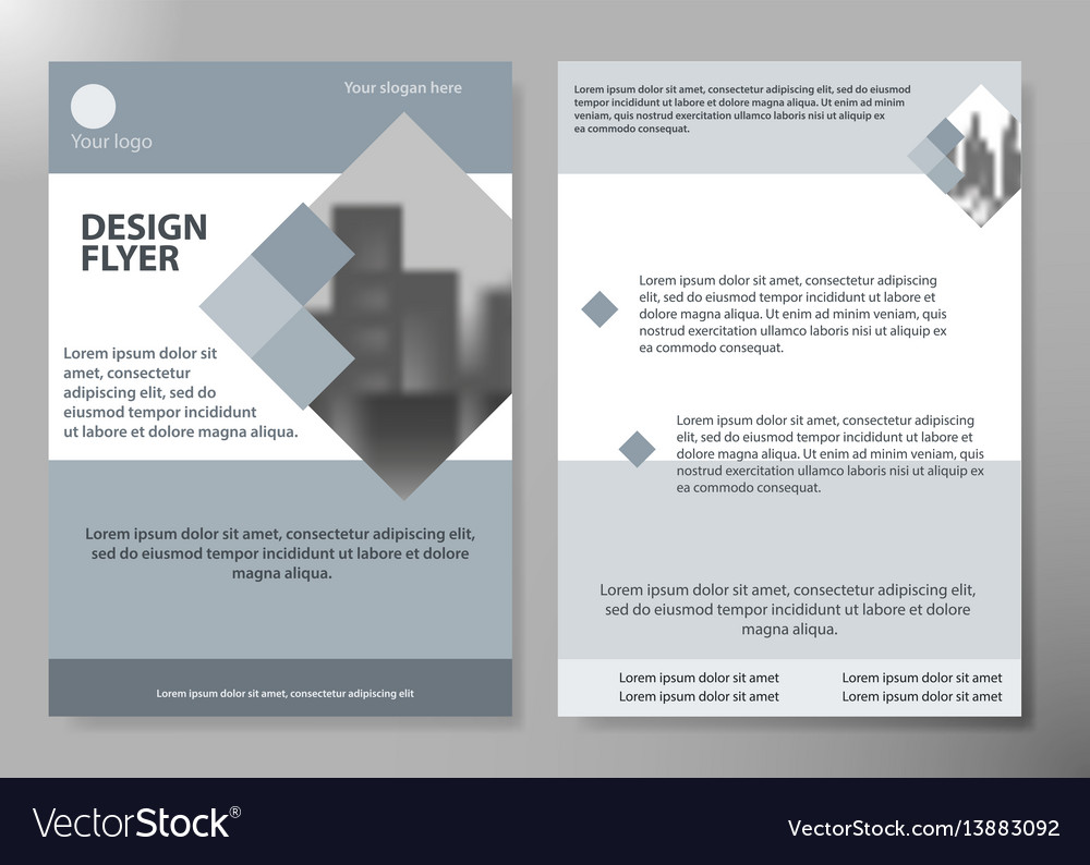 Minimal flyers report business magazine poster