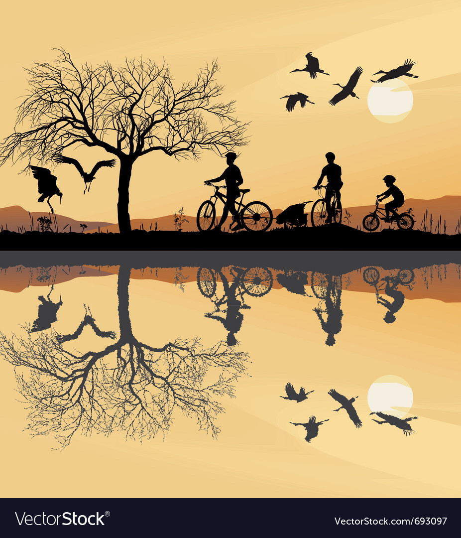 Family trip to bike