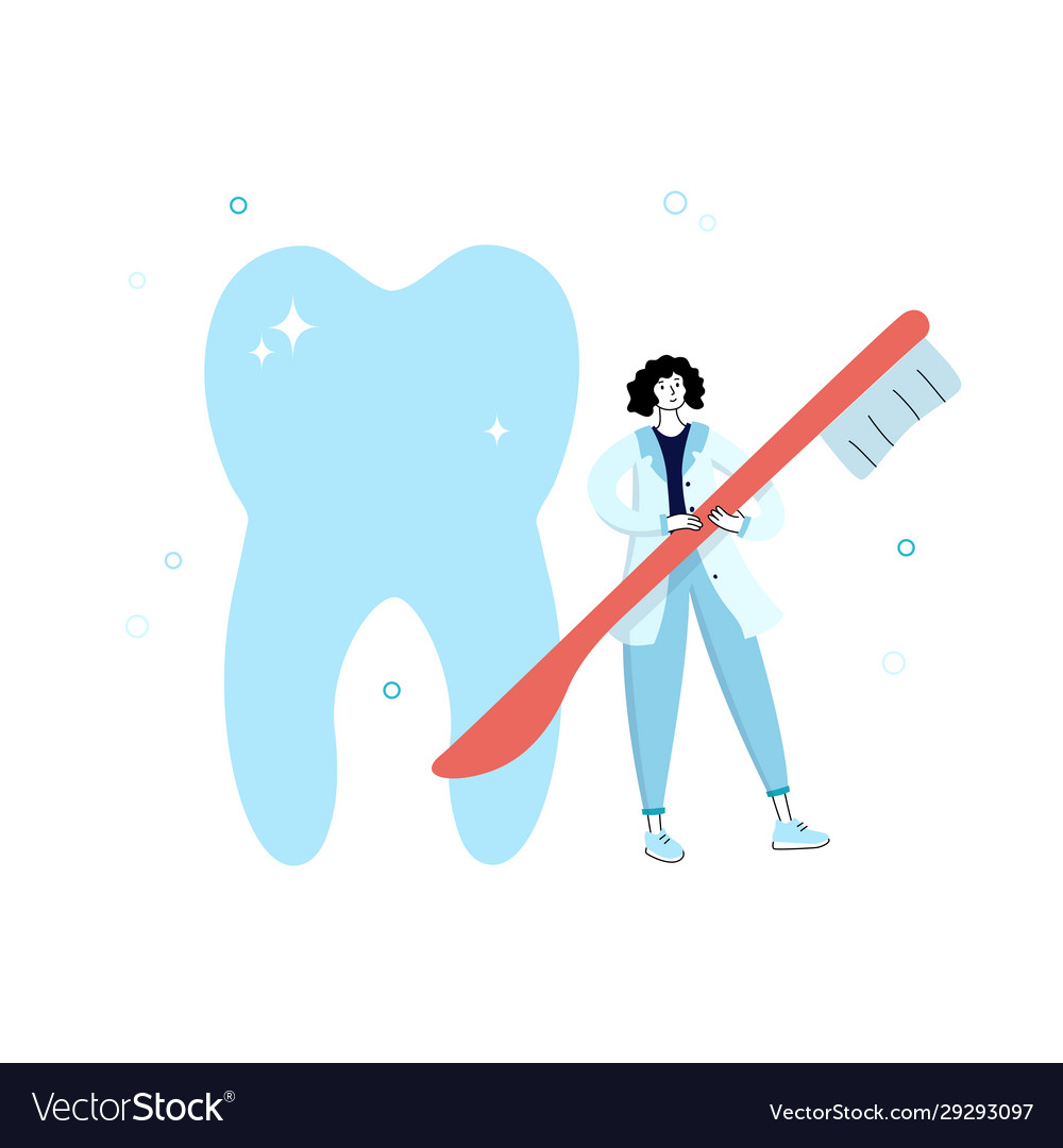 Isolated tooth Royalty Free Vector Image - VectorStock