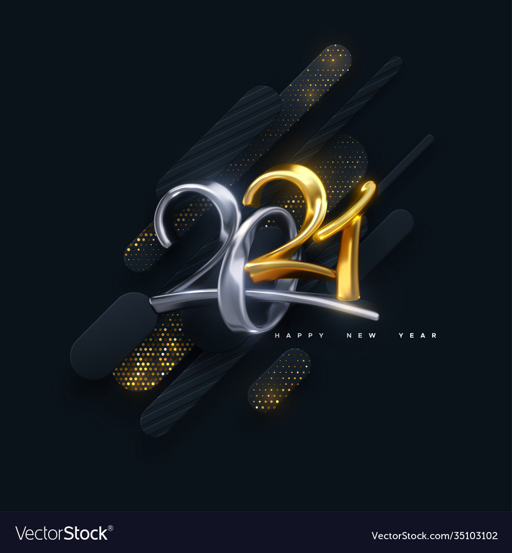 Happy new 2021 year Royalty Free Vector Image - VectorStock