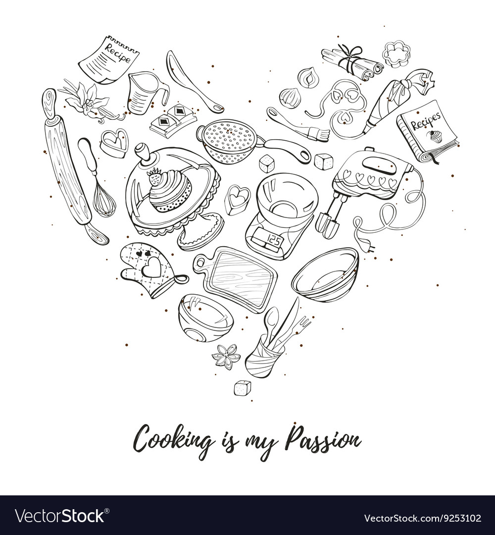 Poster about cooking Royalty Free Vector Image