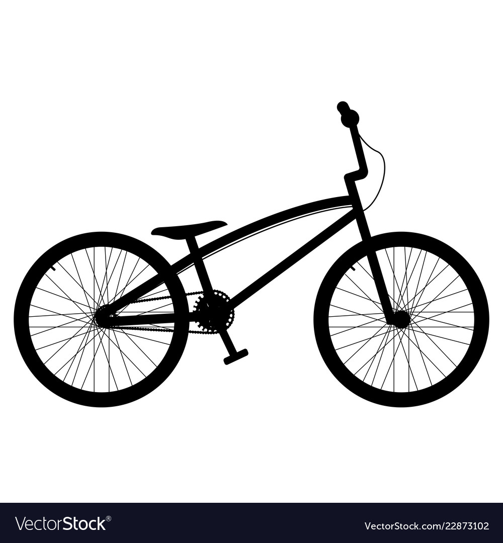 Side view of a bike