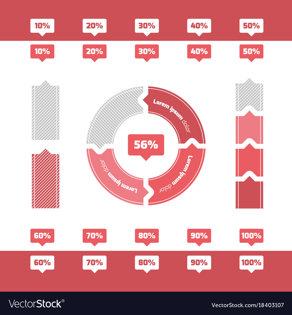 Circle chart for infographic