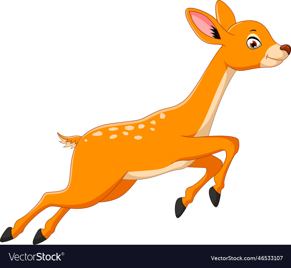 Cute deer cartoon