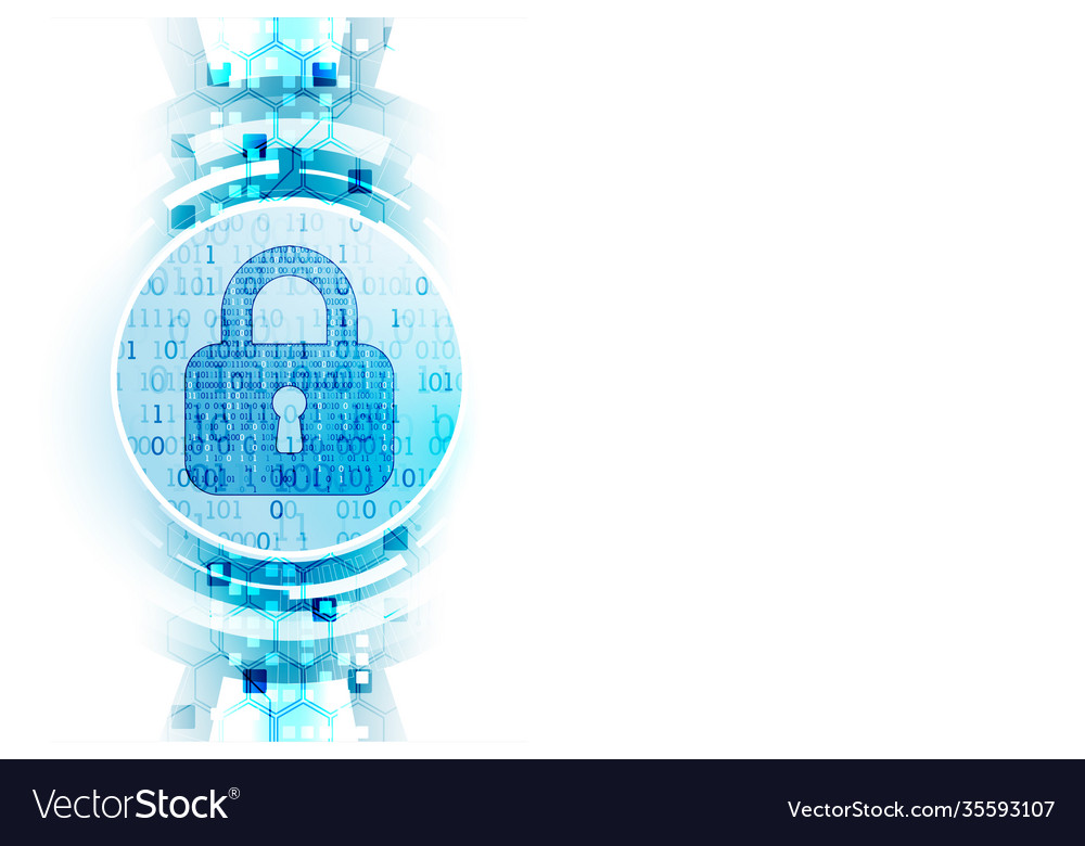 Protection concept protect mechanism system Vector Image