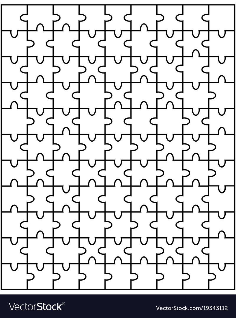 Parts of white puzzle