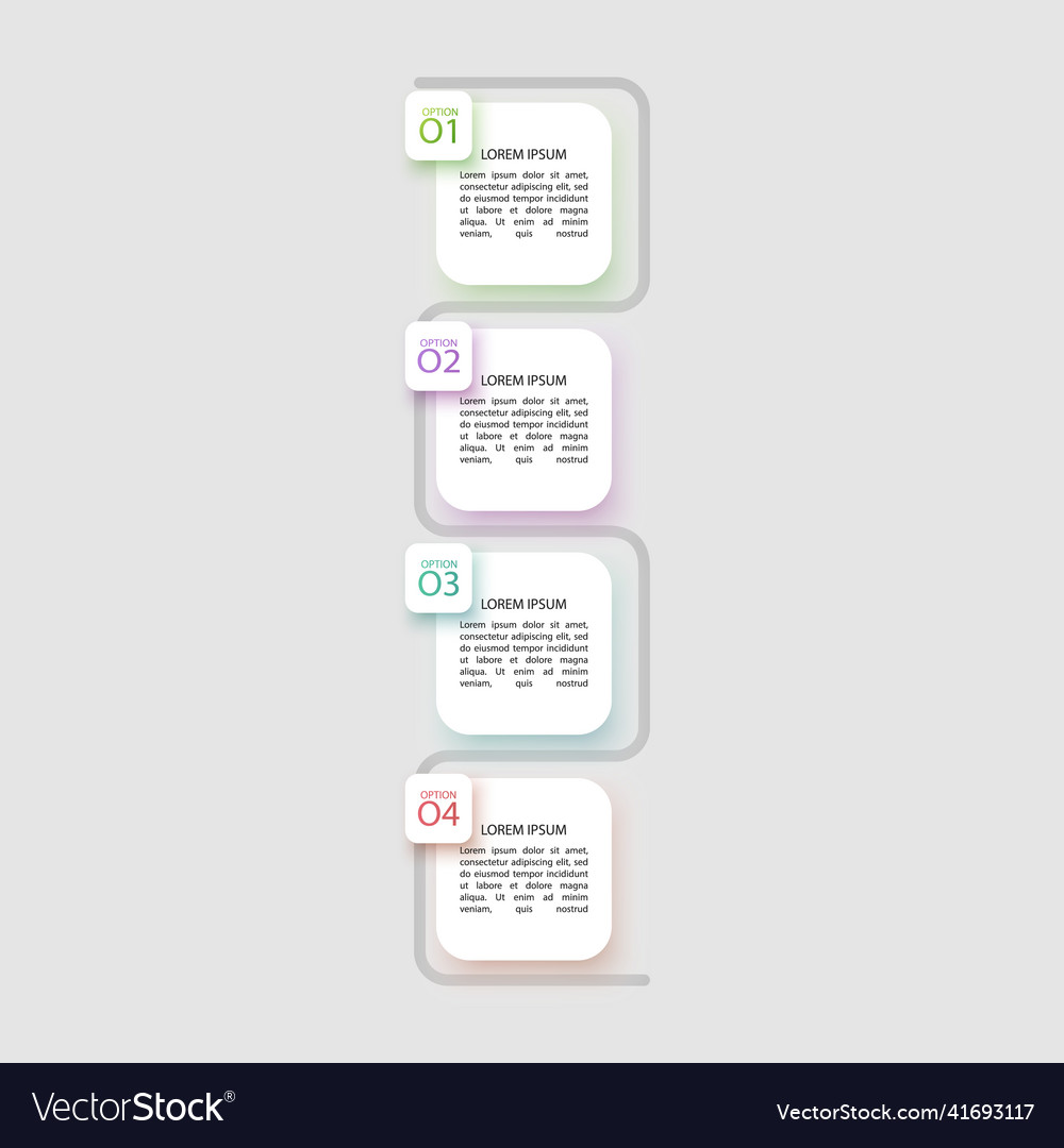 Business infographic template design with numbers