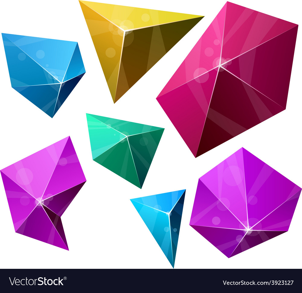 Polygonal vibrant pyramid