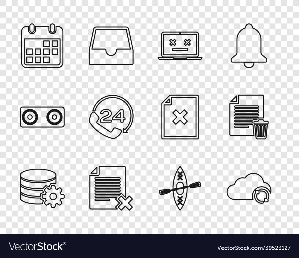 Set line setting database server cloud sync