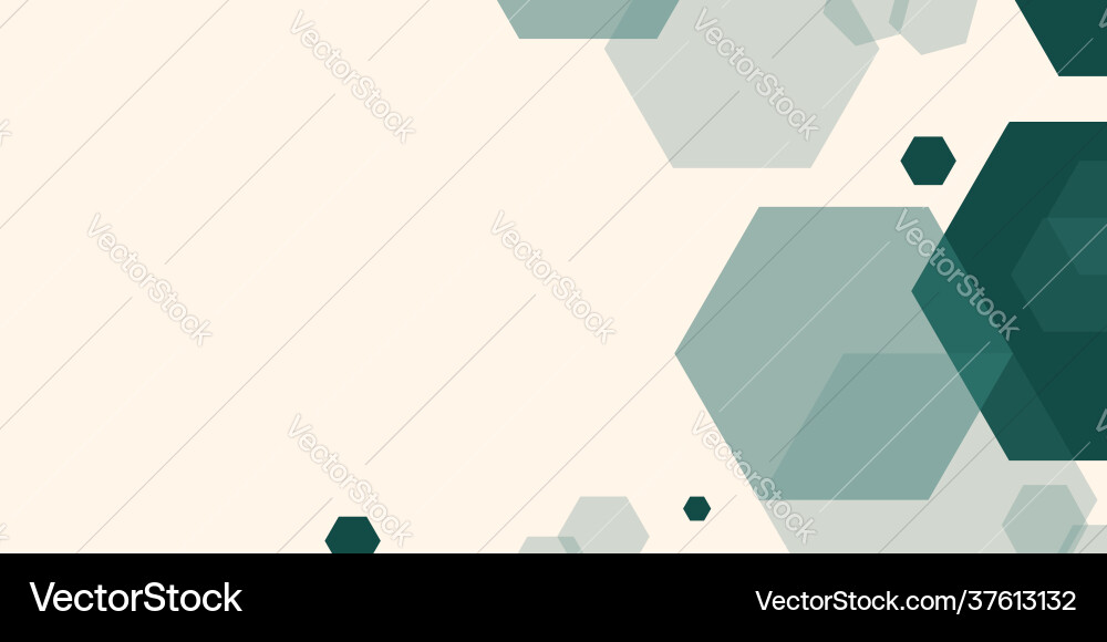 Abstract pattern hexagons on light background Vector Image