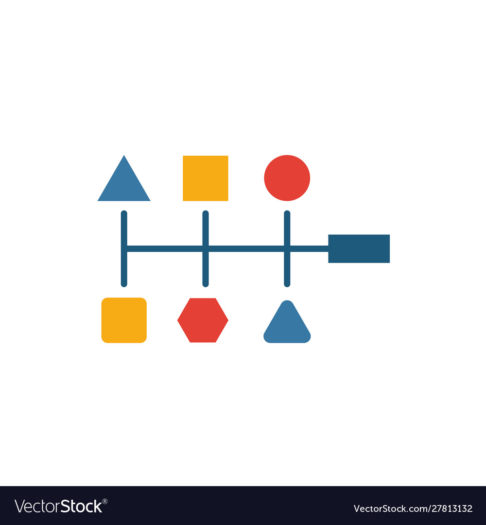 Variety icon flat creative element from big data Vector Image